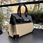 کیف دستی زنانه هرمس مدل بیرکین 25 | Birkin چرم و جیر - تصویر 3