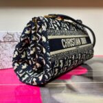 کریستین دیور آبی oblique embroidery