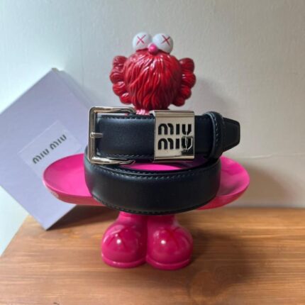 کمربند مشکی میو میو
