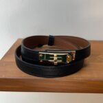 کمربند هرمس کلی مشکی