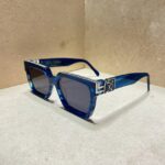 عینک LV آبی نقره ای